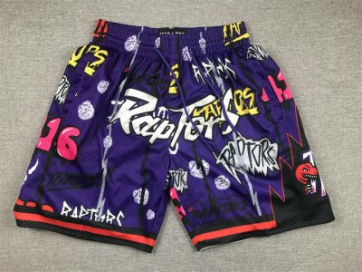 NBA Toronto Raptors Graffiti just don shorts